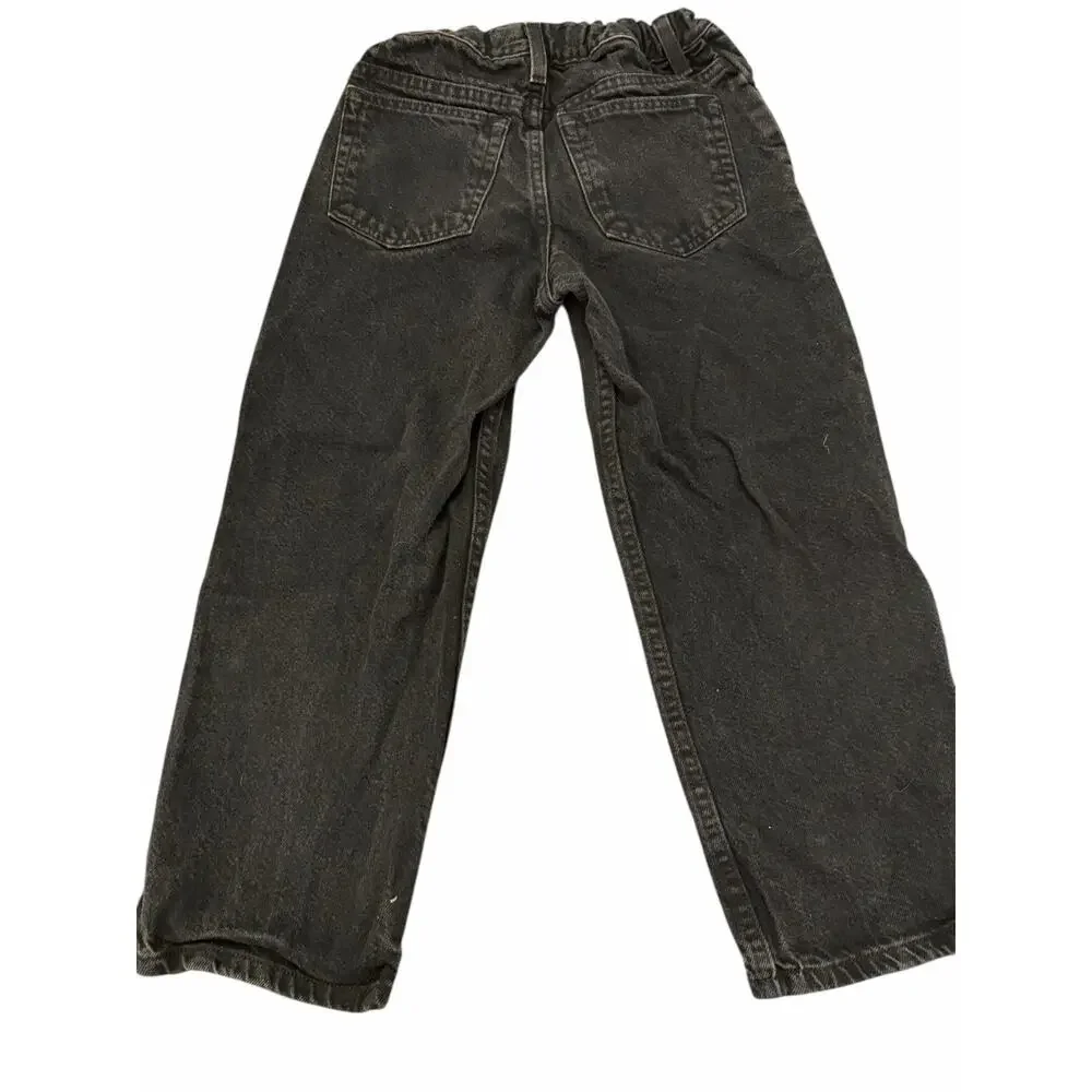 Arizona Jean Co Vintage Black Wash Denim Relaxed Fit Jeans Youth Size 10 Husky